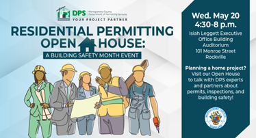 Flyer about Residential Permitting Open House