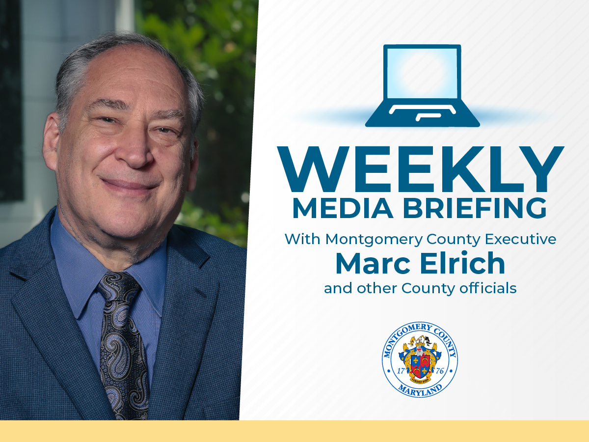 Montgomery County Executive Marc Elrich's Weekly Media Briefing at 12:30 p.m. on Wednesday, Aug. 19: The Argument for Grass Fields for Youth Health and Safety, Opposing Head Start Changes, and Creating a Safe Path to School