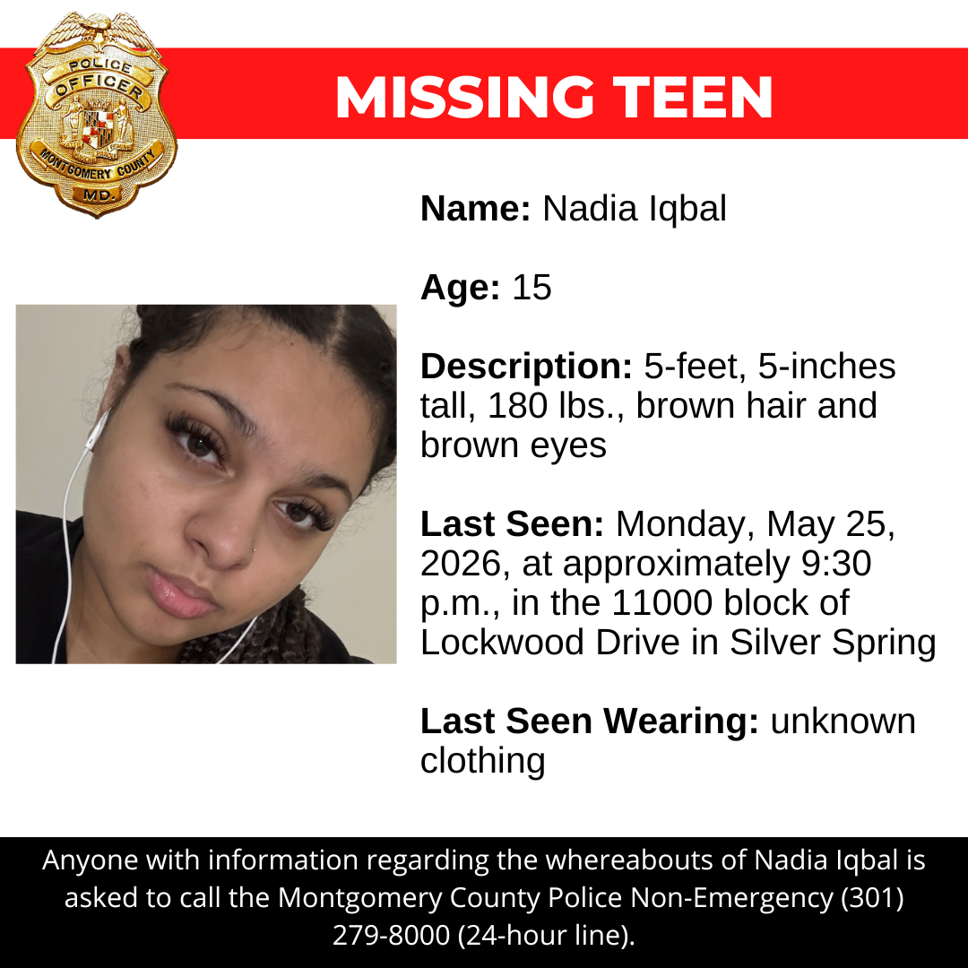 Missing teen flyer