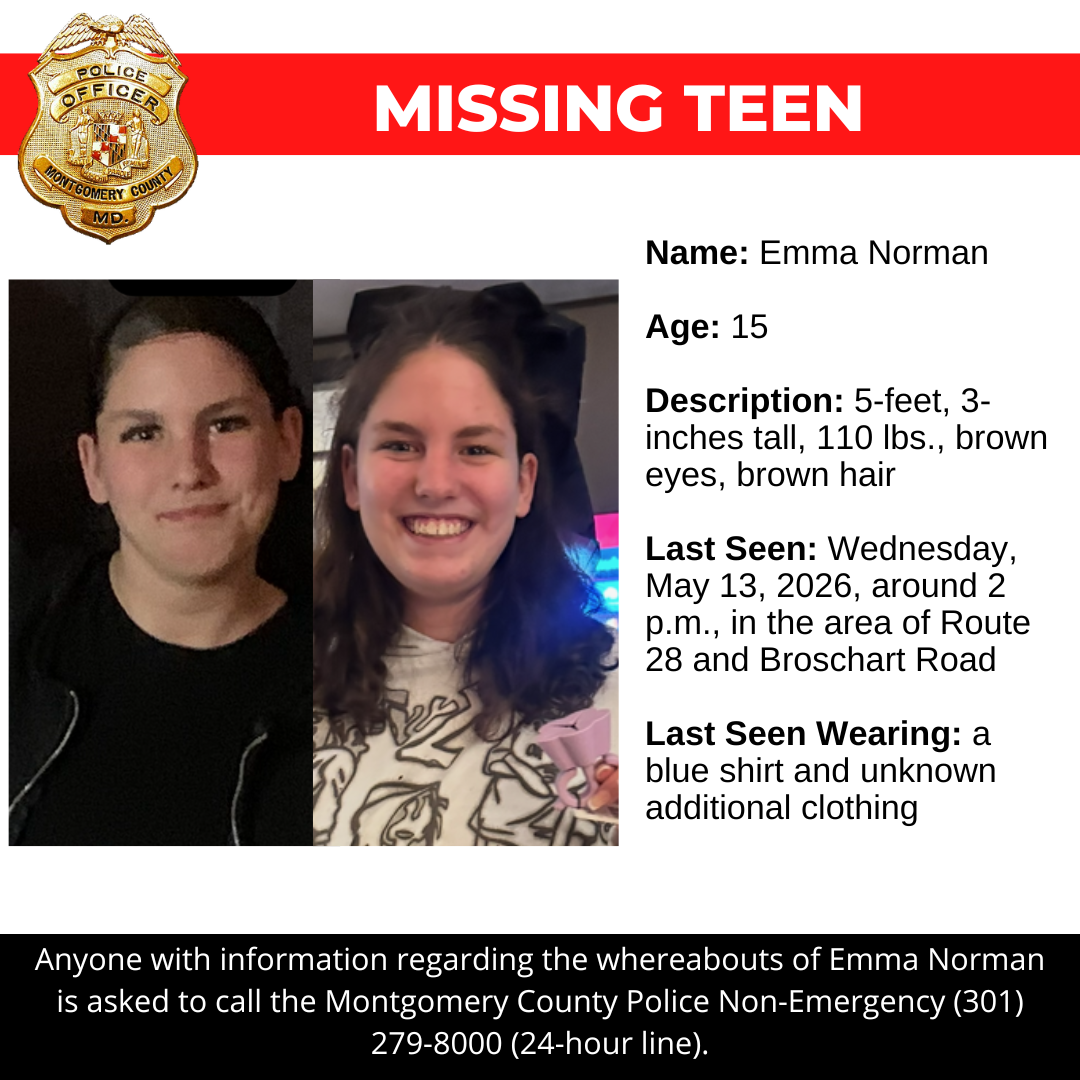 Missing Teen Flyer