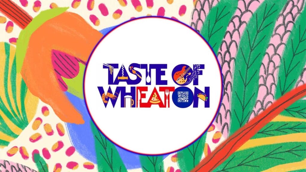 Evento Taste of Wheaton. Código QR.