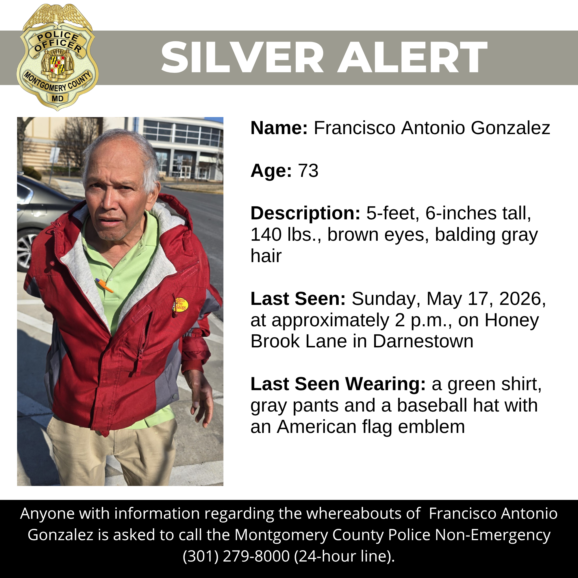 Silver Alert Flyer