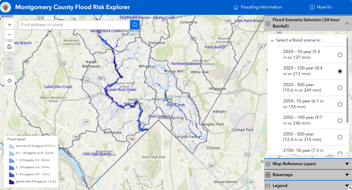 Montgomery County Expands Interactive Flood Risk Map as Hurricane ...