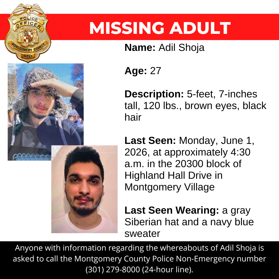 Missing adult flyer
