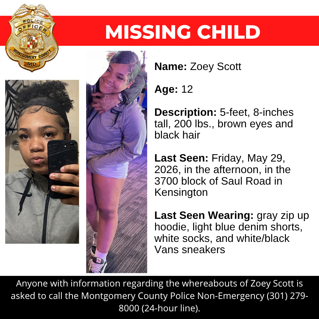 Missing child flyer
