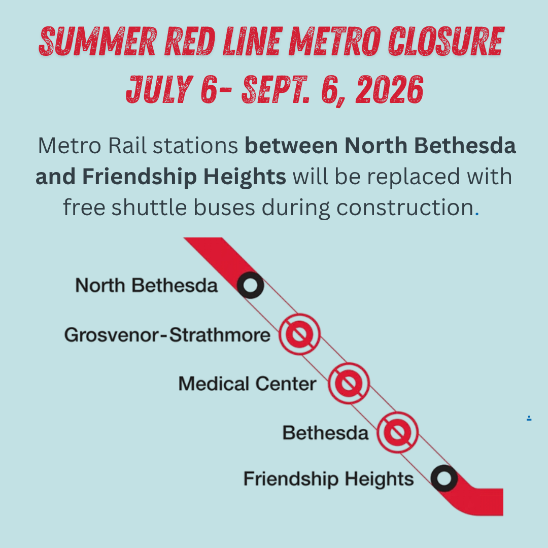 summer red line stops July 6- Sept 6 2026